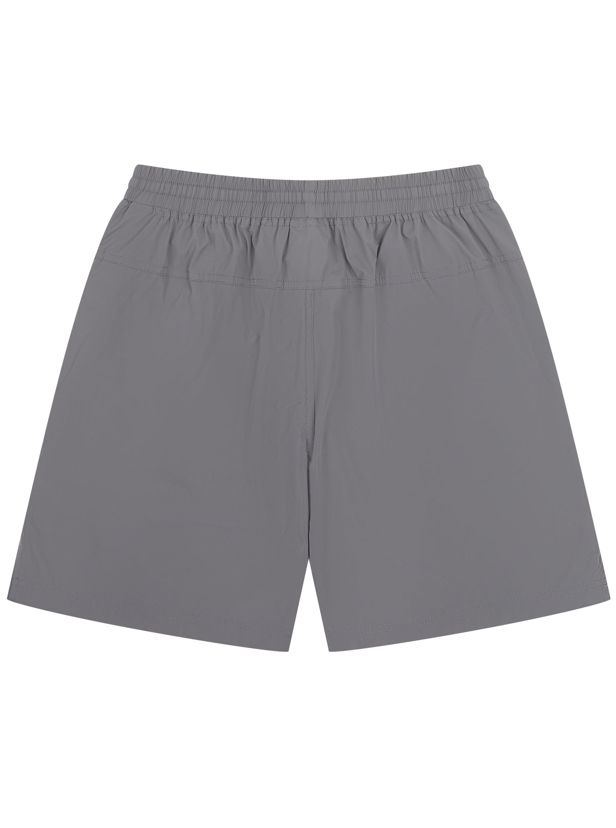RHEO ClayShell™ 7" Shorts in grey, shown from the back with an elasticated waistband.