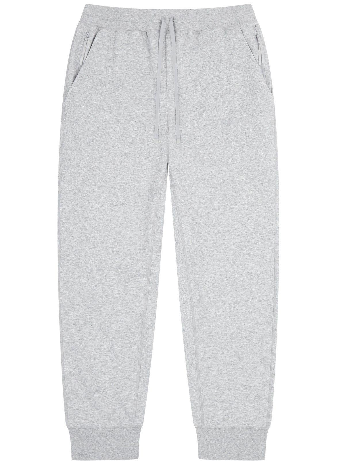RHEO CryoCotton™ Joggers in grey with an elasticated waistband, drawstring and zip pockets.